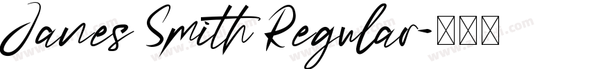 Janes Smith Regular字体转换